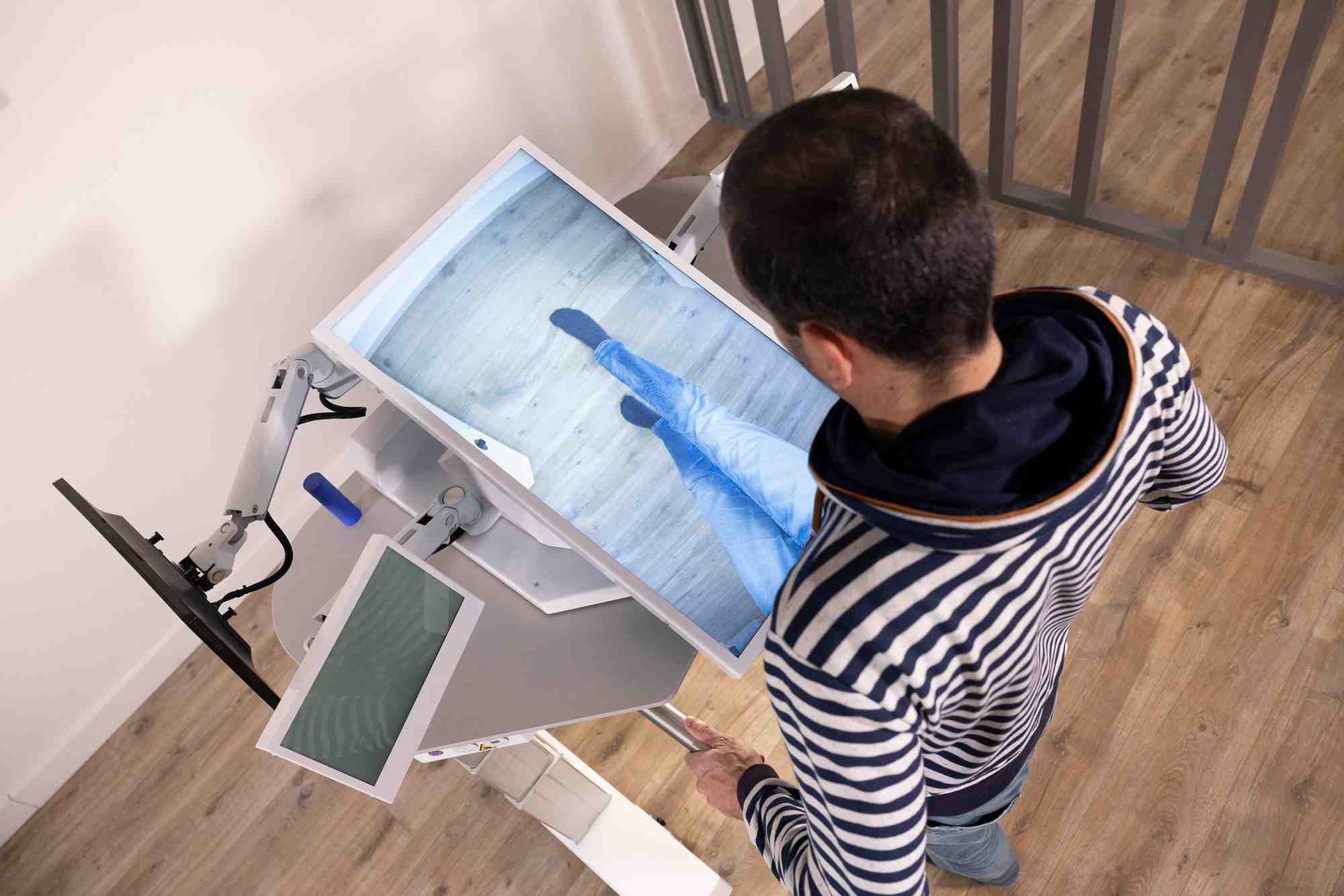 Dispositif développé par Dessintey pour faciliter la récupération des patients amputés ou ayant subi un AVC.