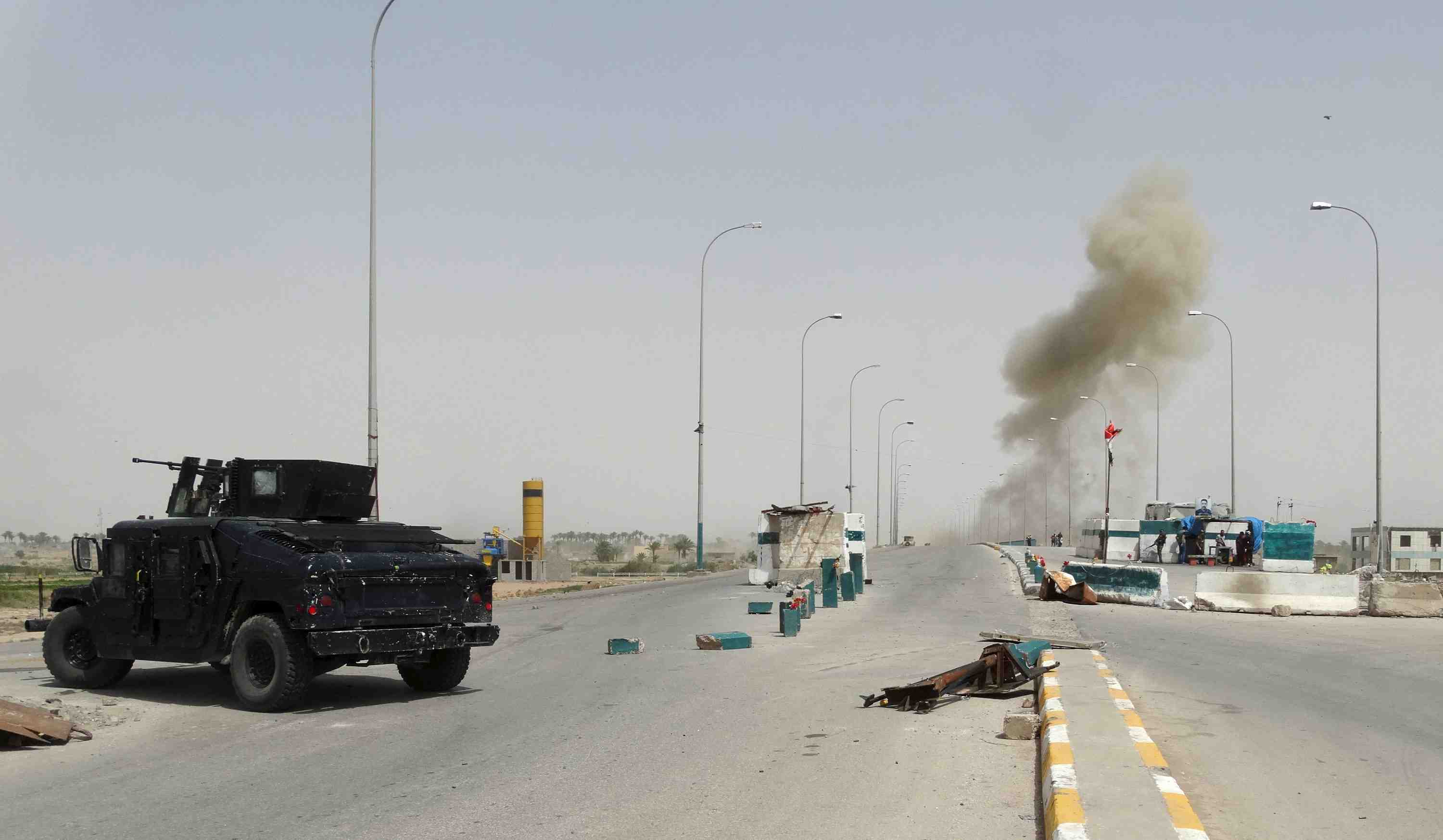 Offensive de l'etat islamique sur la ville irakienne de ramadi