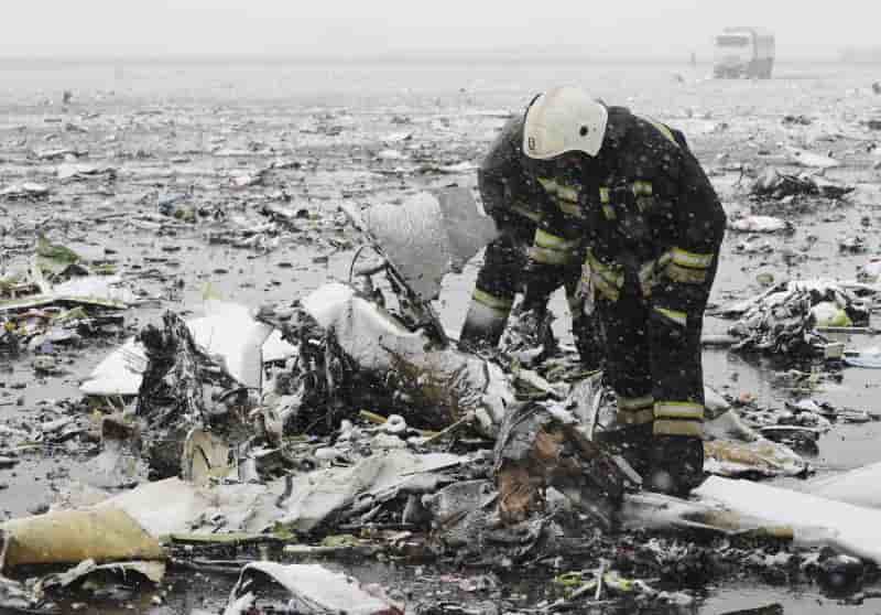 Crash meurtrier d'un avion en russie