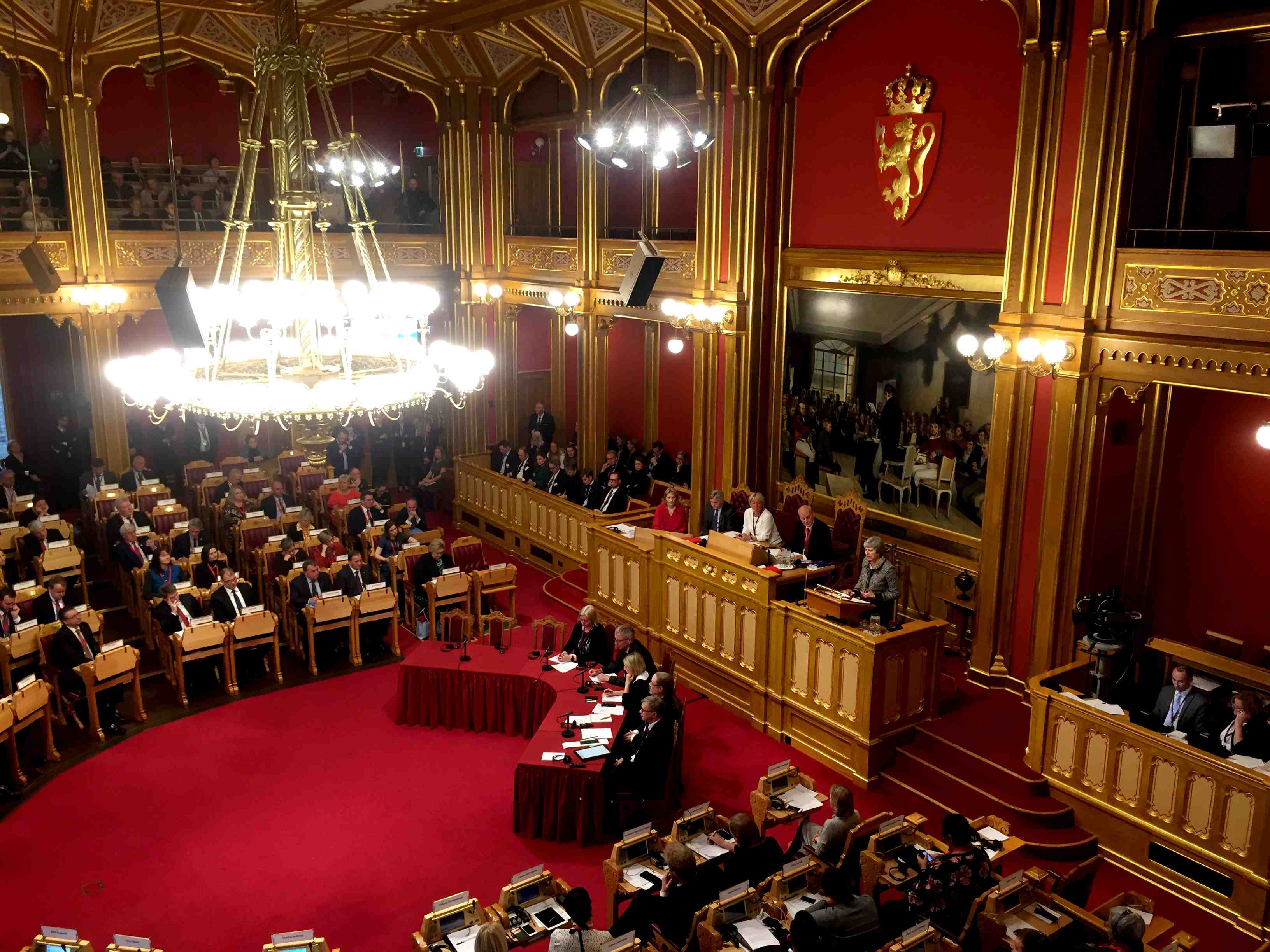 Constitution d'une coalition de gouvernement en norvege