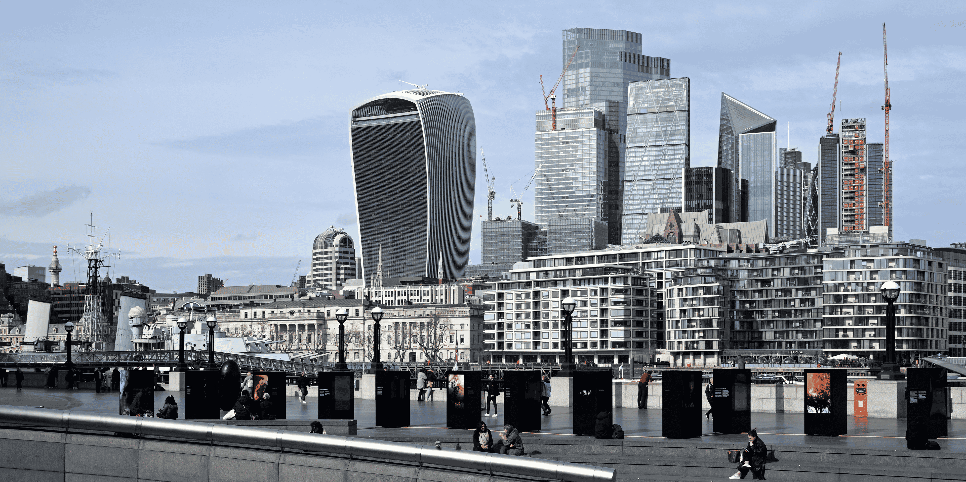 Le quartier financier de la city de londres