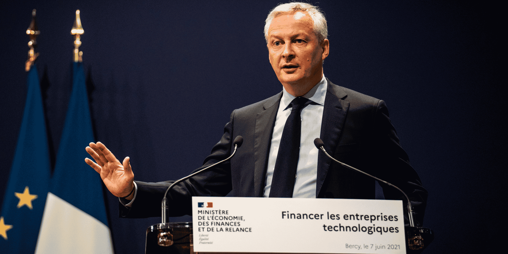 Le Maire, entreprises technologiques, startups