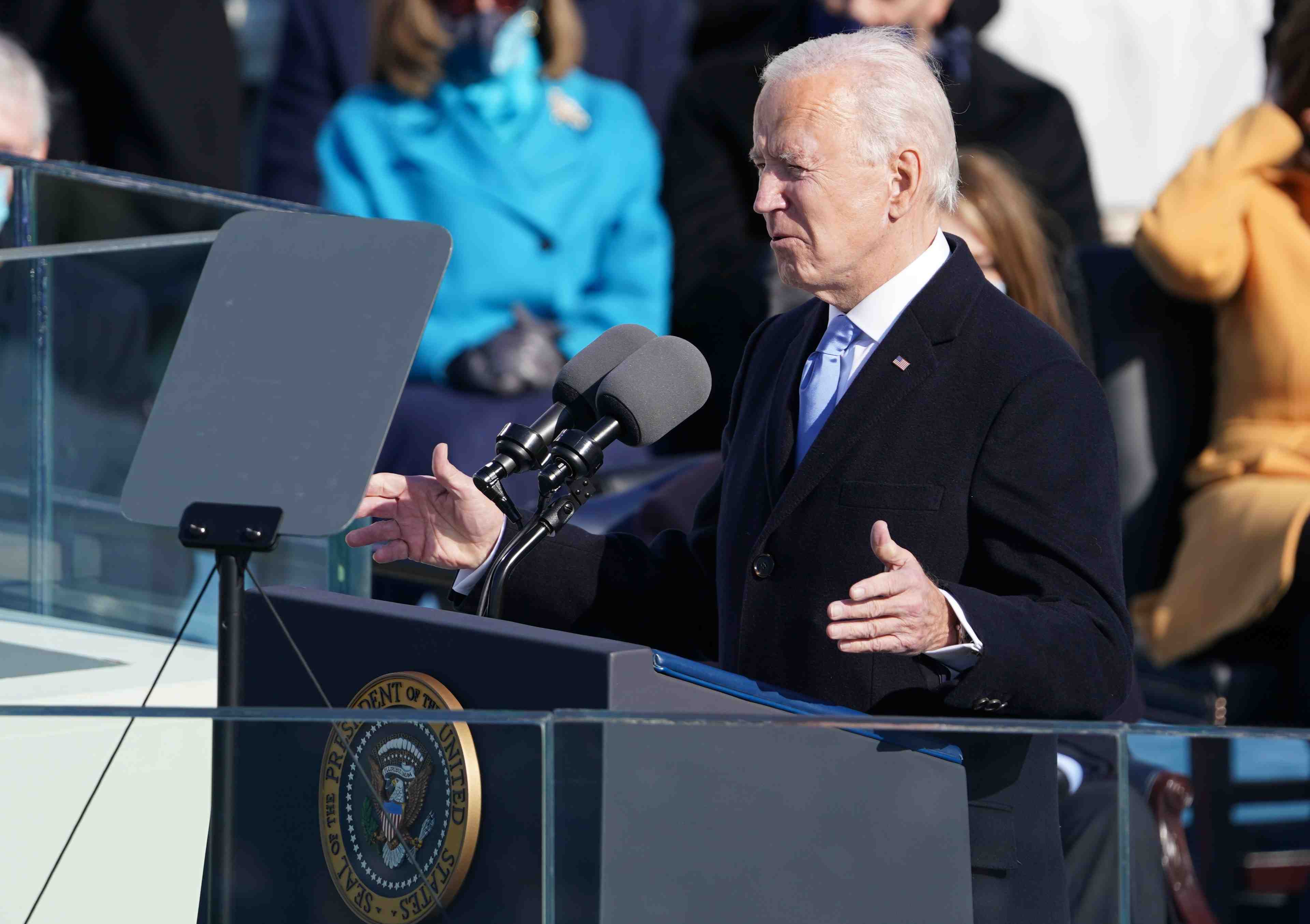 Joe biden, president "de la compassion et de la decence"
