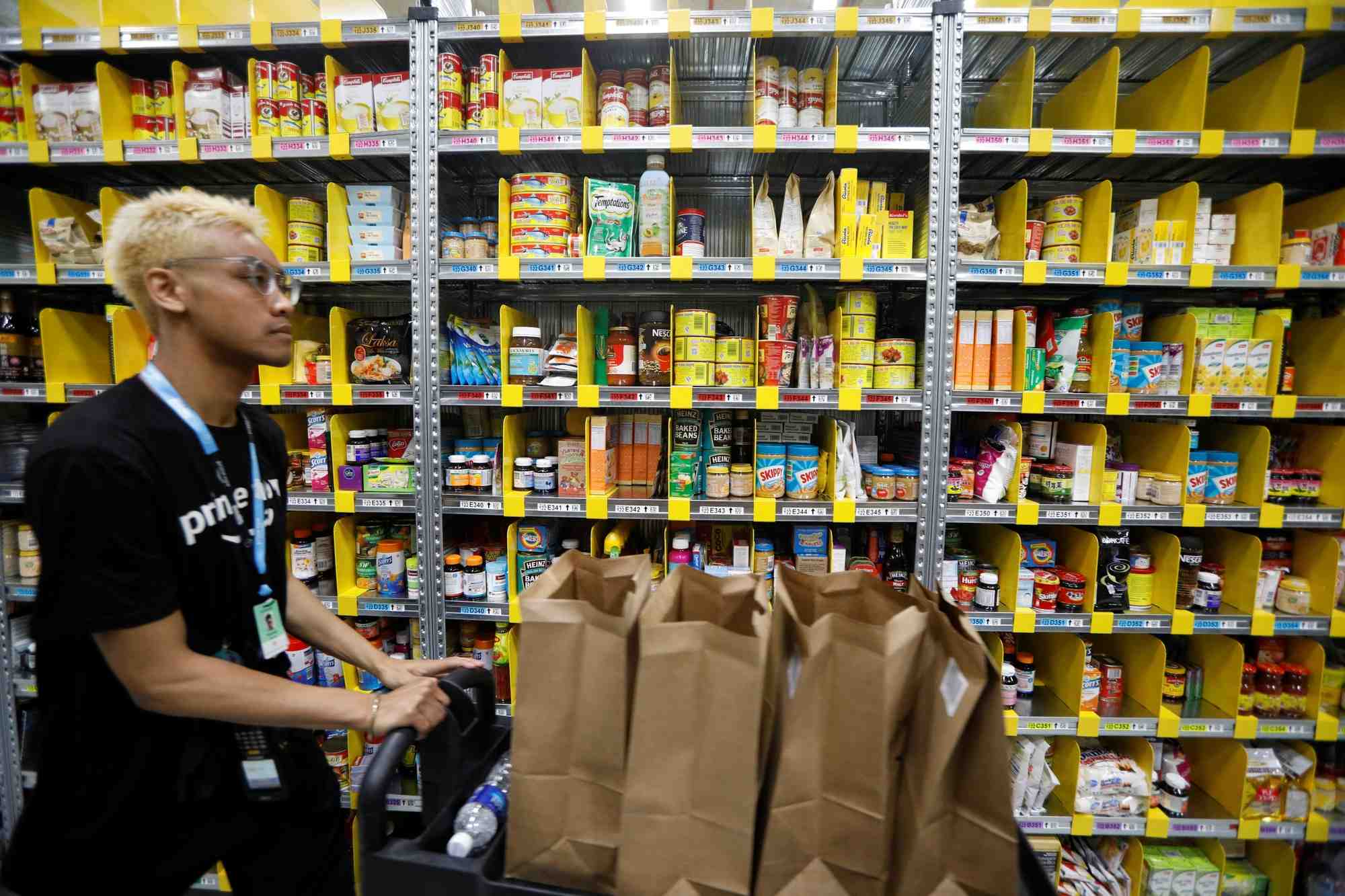 amazon entrepôt