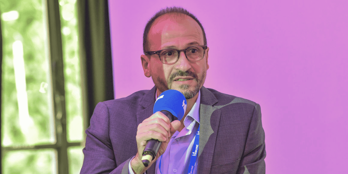 Georges Rawadi, directeur général de la société bordelaise LNC Therapeutics, lors du Forum Santé Innovation 2019 organisé par La Tribune