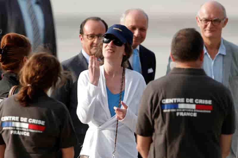 L'ex-otage isabelle prime est en france