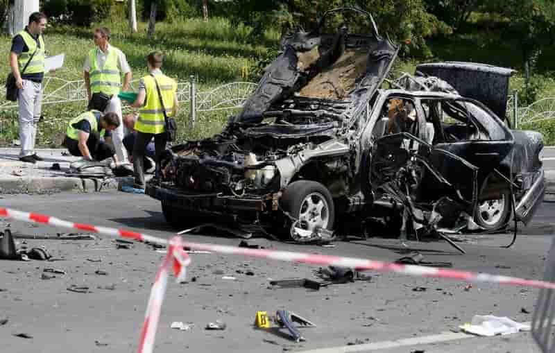 Un colonel des renseignements ukrainiens tue dans un attentat a kiev