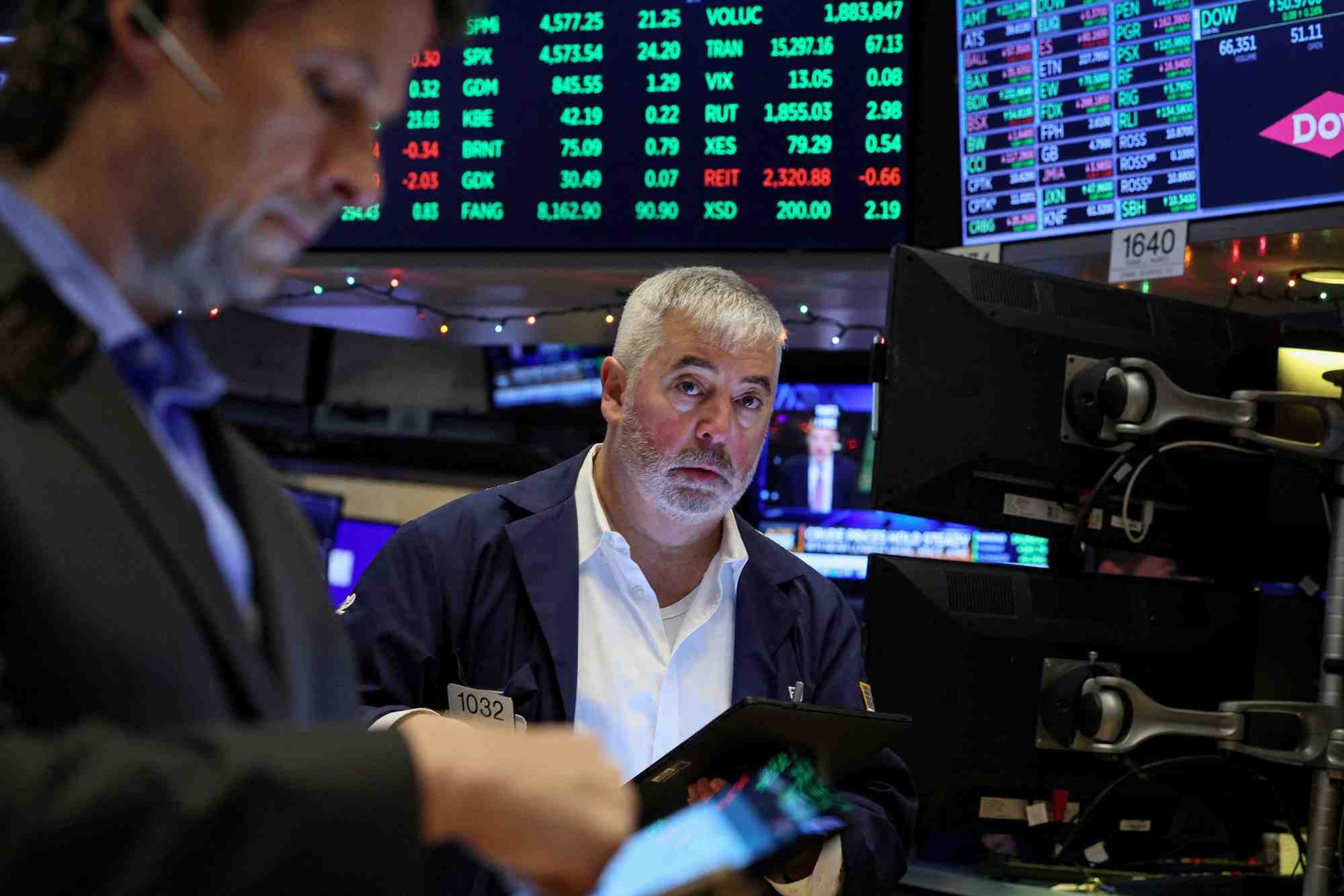 Des traders a la bourse de new york