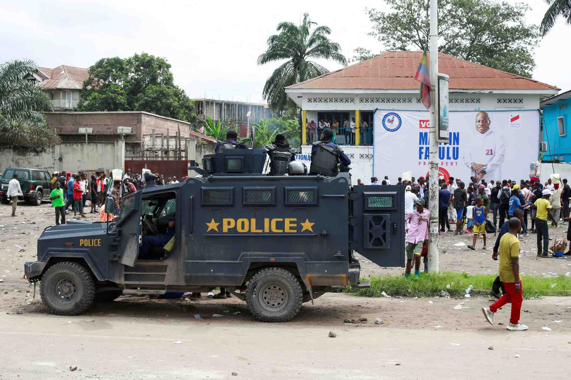 La police anti-emeute congolaise intervient avant une manifestation anti-electorale interdite