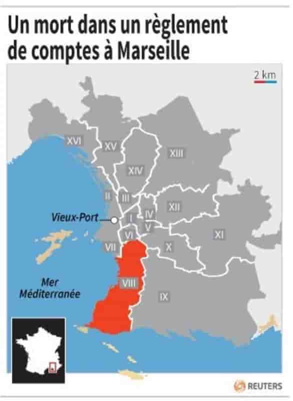 Un mort dans un reglement de comptes a marseille