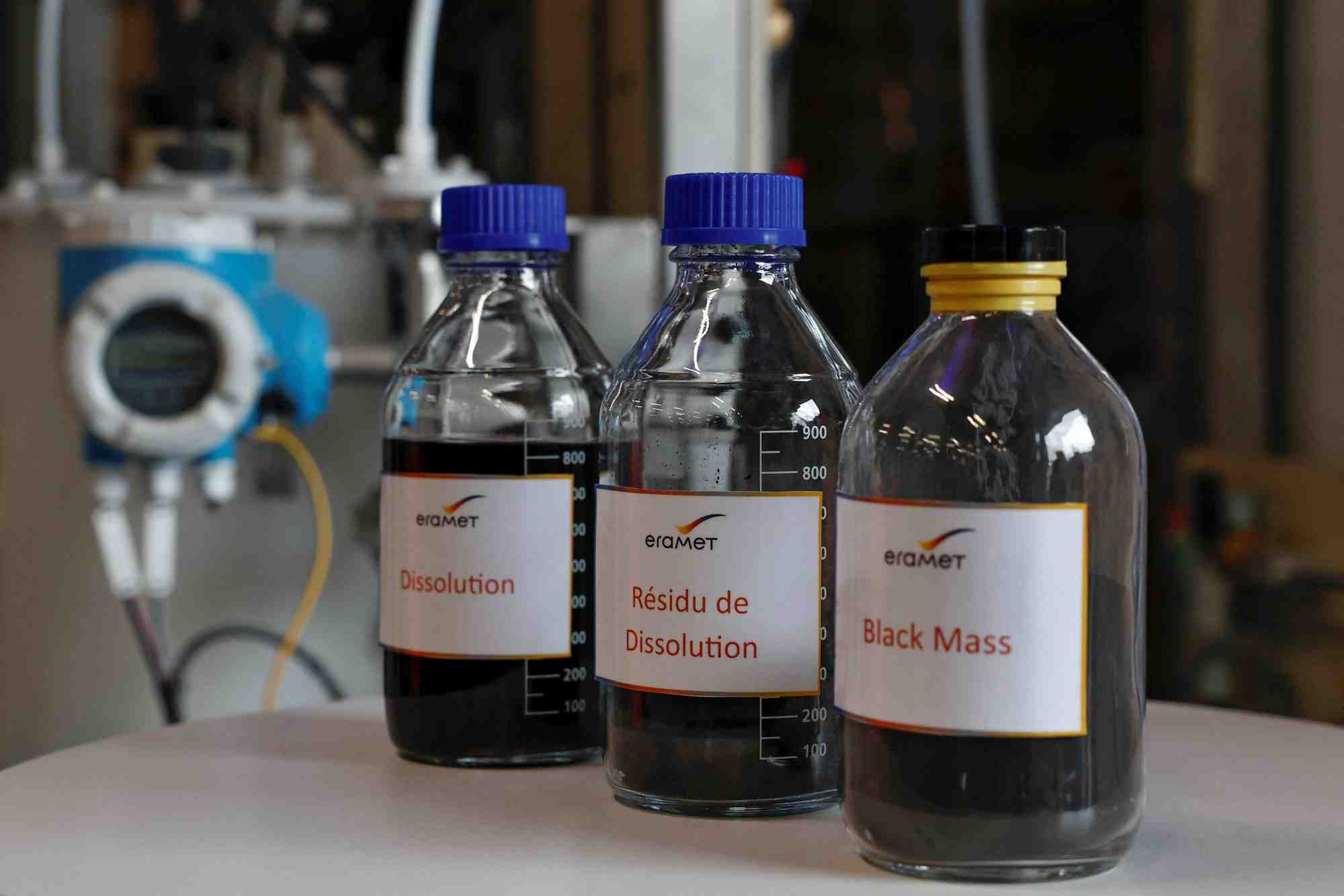 Une usine pilote de recyclage de batteries de vehicules electriques
