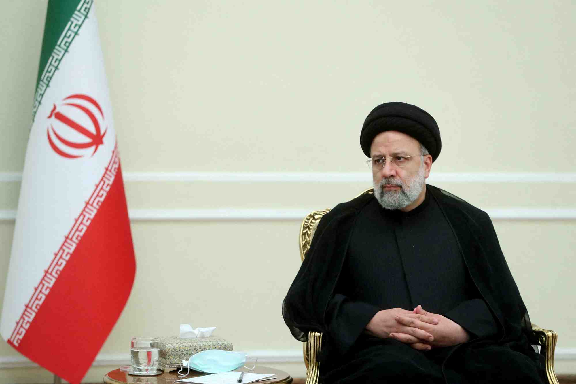 Le president iranien ebrahim raissi ebrahim a teheran