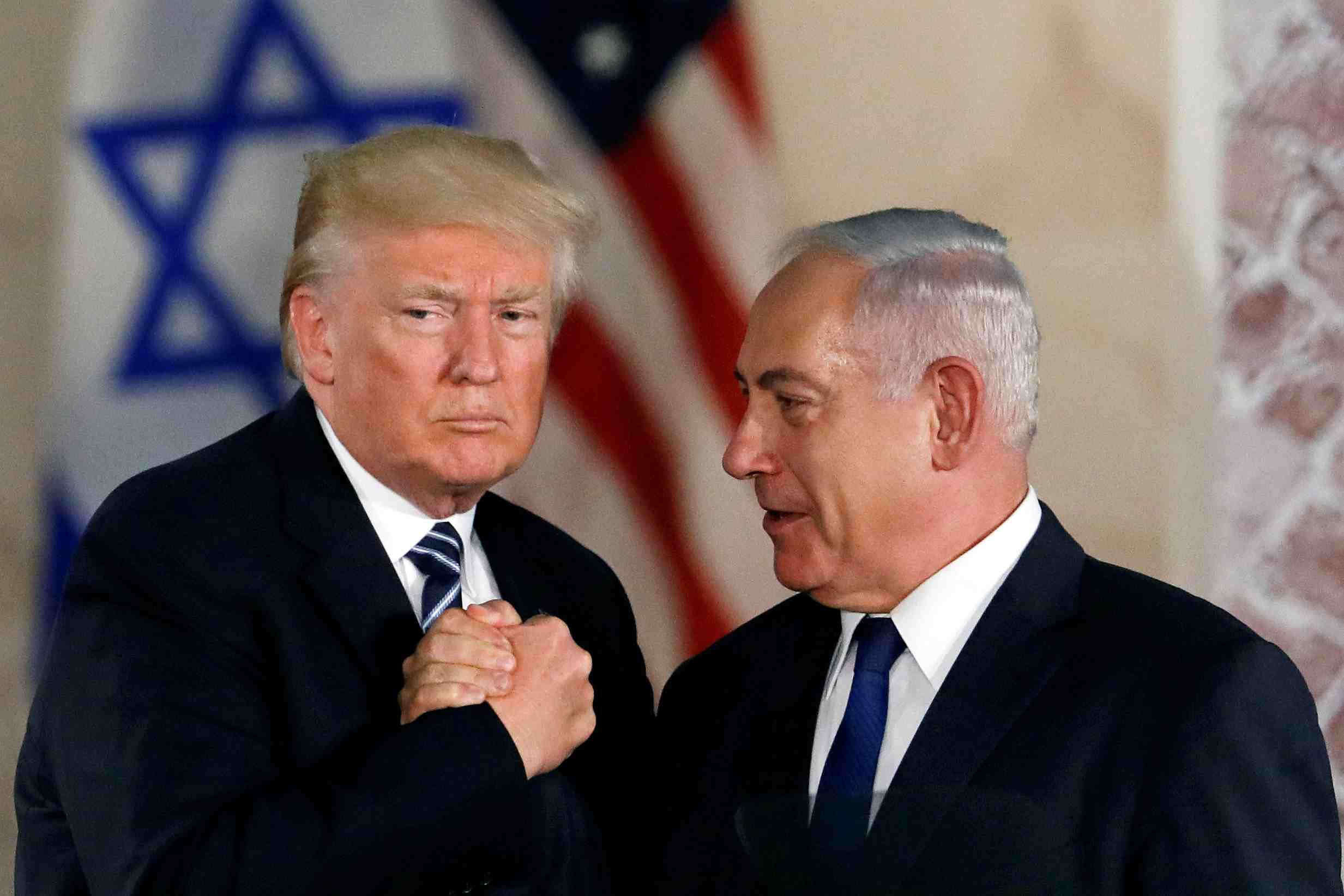 Trump evoque un possible traite de defense mutuelle avec israel