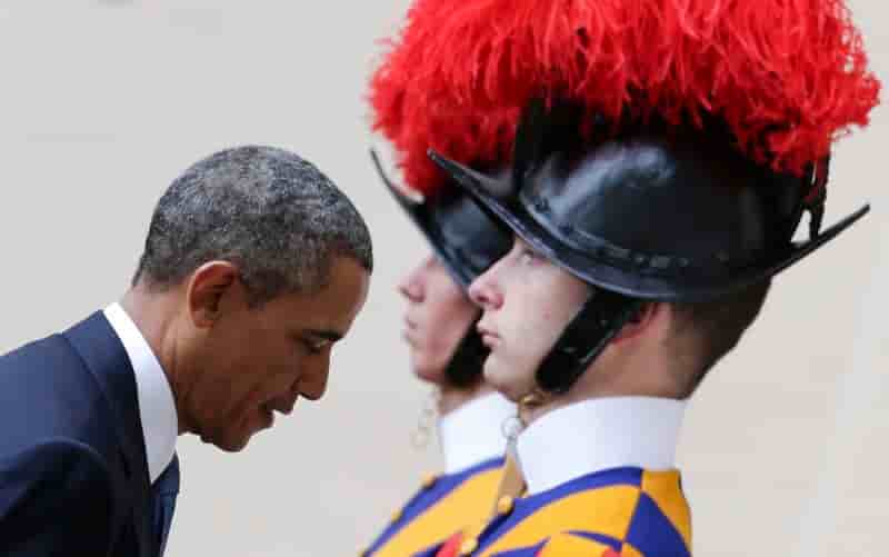 Barack Obama évoque la lutte contre la pauvreté avec le pape