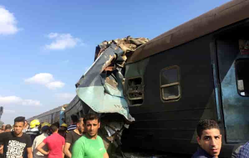 Un accident ferroviaire fait 36 morts en egypte