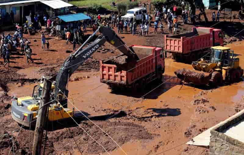 Rupture d'un barrage au kenya