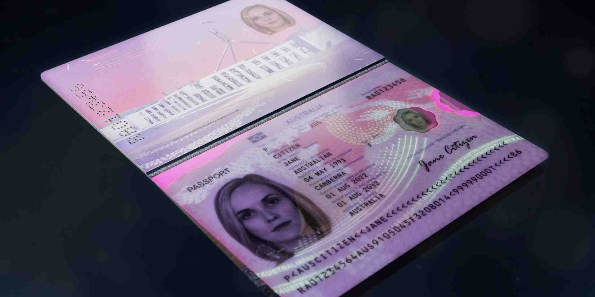 L'Australie fait partie des pays qui utilisent à la technologie de CST pour sécuriser les passeports.