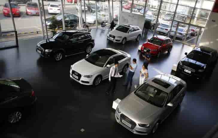 Baisse des ventes d'audi en chine en mai