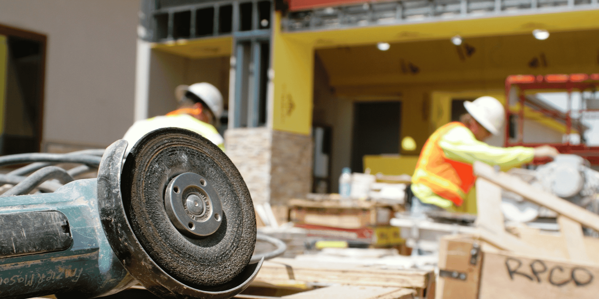 chantier BTP travaux