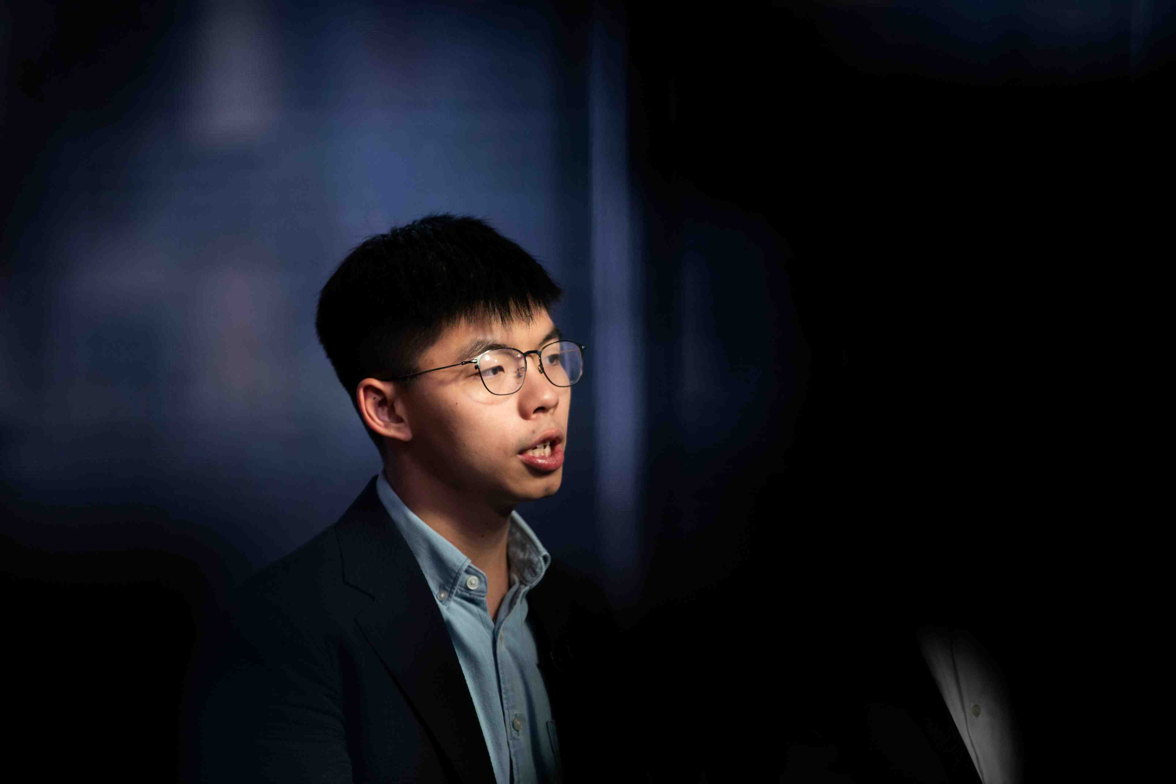 L'activiste hongkongais joshua wong aux etats-unis pour rallier des soutiens