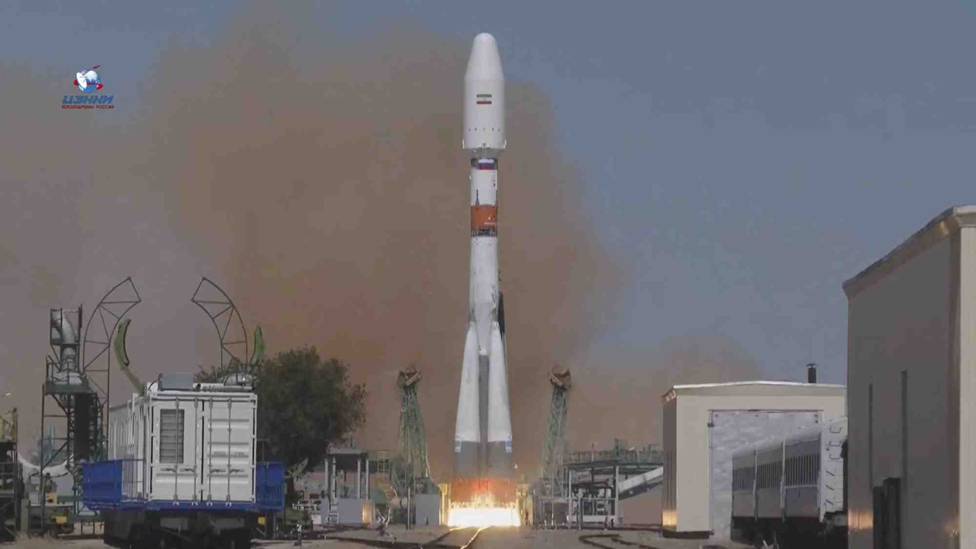 La russie lance un satellite iranien sur fond de preoccupations occidentales