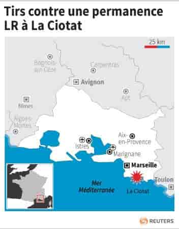 Tirs contre un local lr a la ciotat