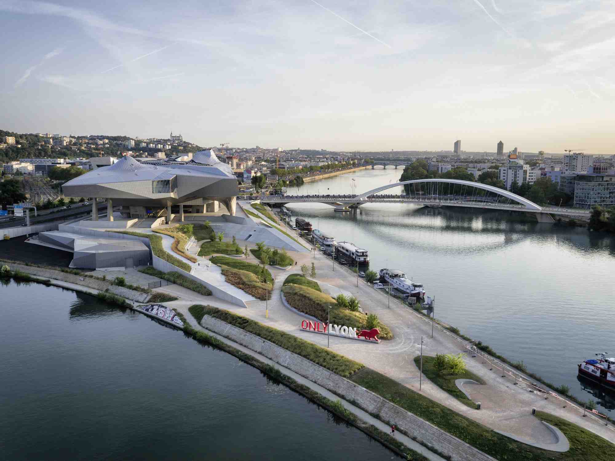 musée des Confluences - vue aérienne
