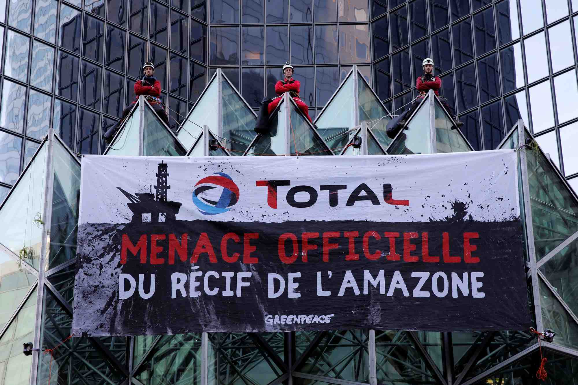 Greenpeace, Total, forage, Brésil, Récif de l'Amazone