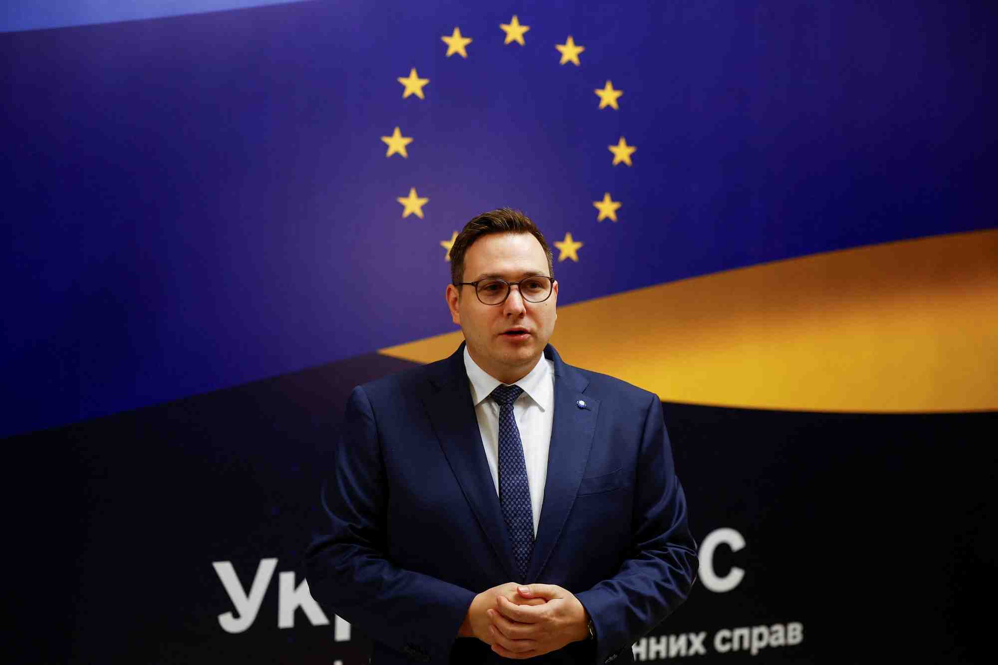 Reunion des ministres des affaires etrangeres de l'ue et de l'ukraine a kyiv