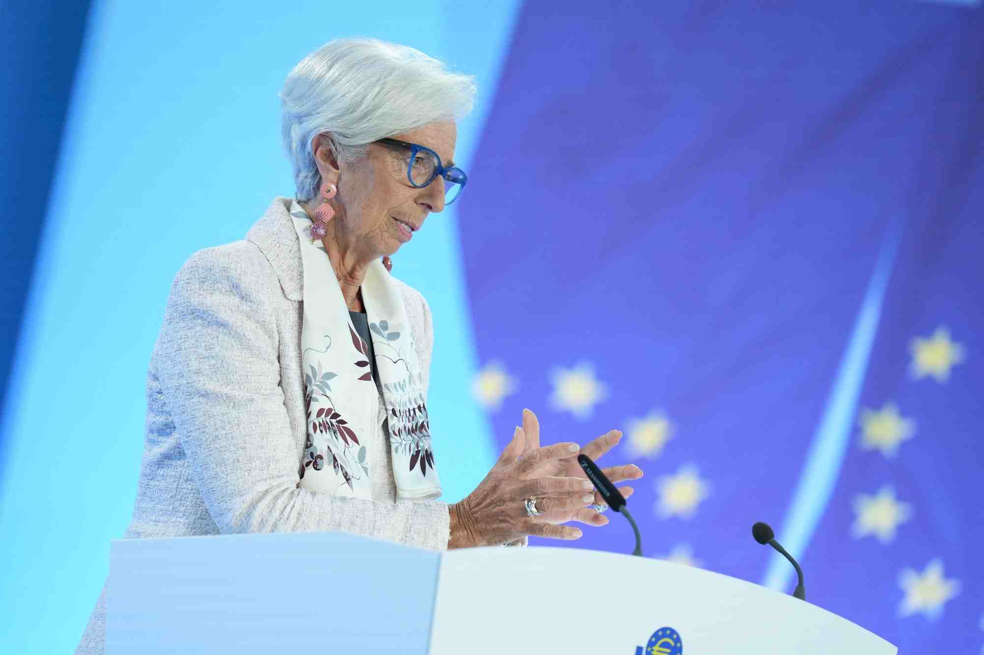 La présidente de la BCE Christine Lagarde.