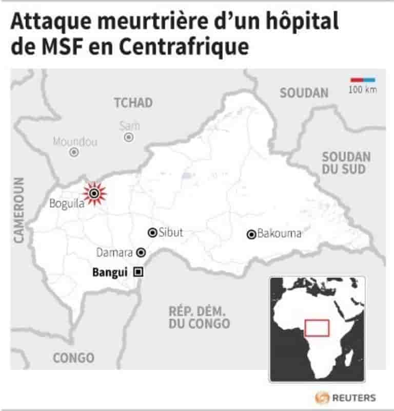 MSF suspend ses opérations en Centrafrique