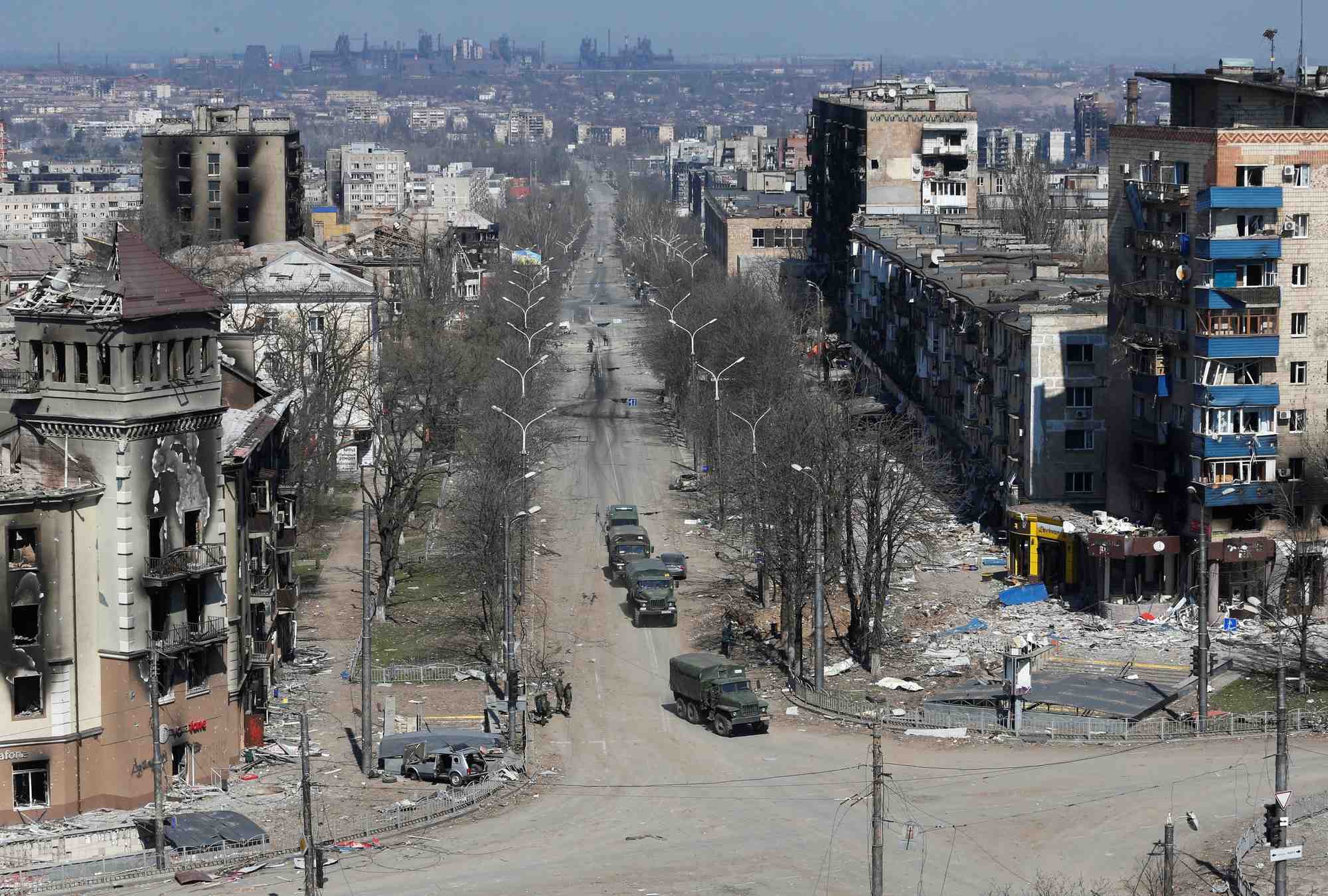 Ukraine: la russie dit que les vehicules de transports d'armes des etats-unis et de l'otan sont des cibles legitimes