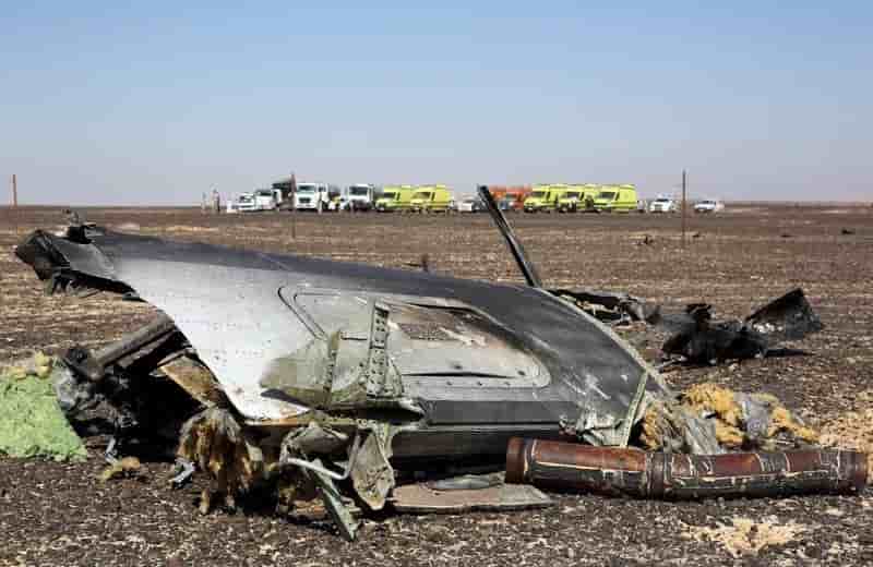 Washington evoque la possibilite d'une bombe dans le crash de l'avion russe en egypte