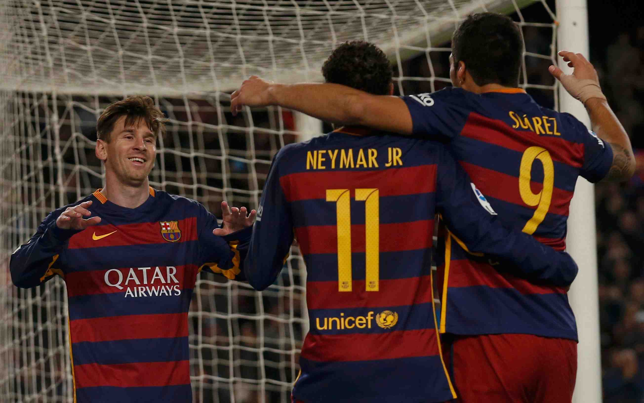 Barcelone s'amuse et fait marquer messi