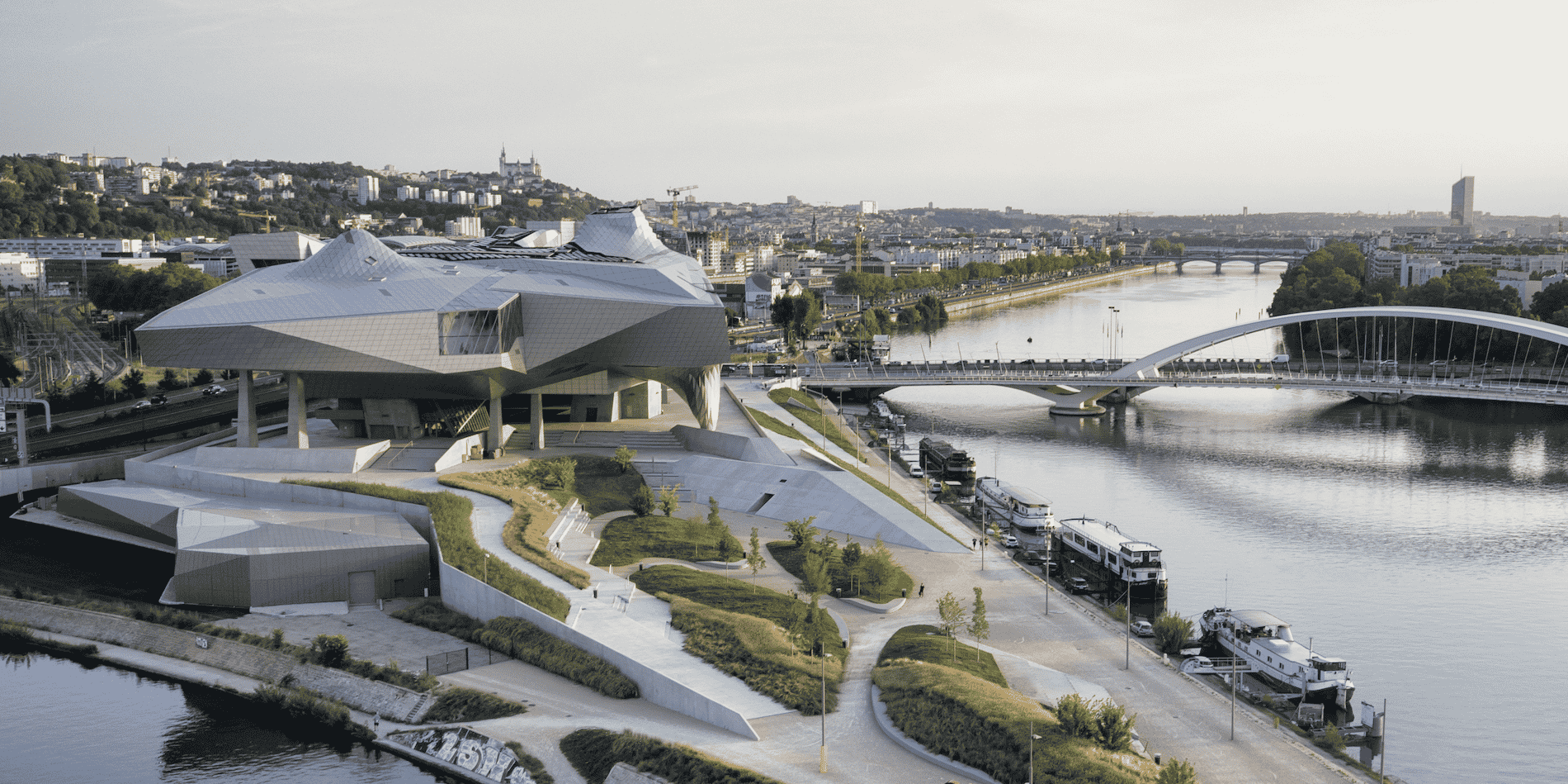 musée des Confluences - vue aérienne