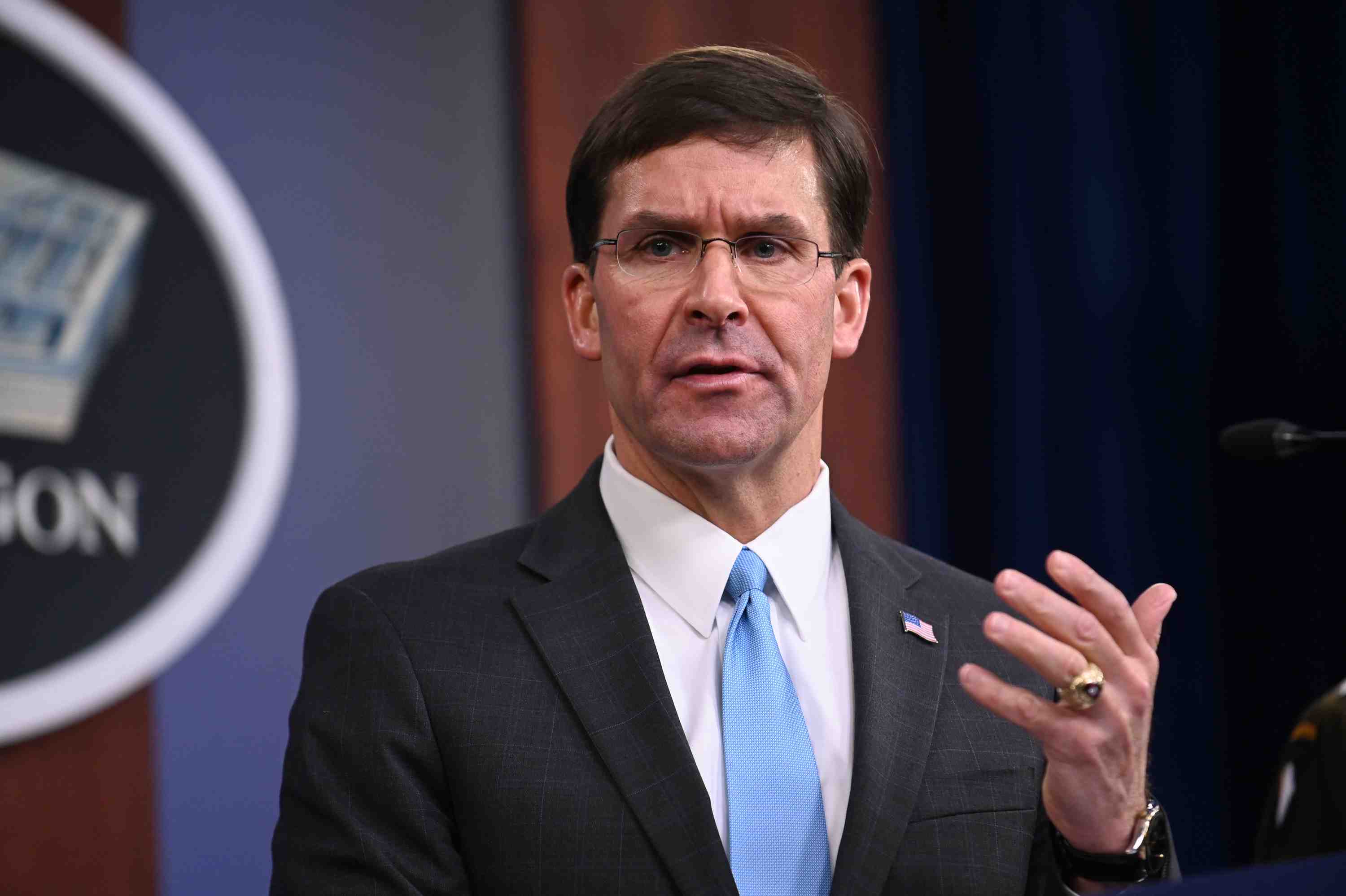 Les etats-unis preparent un retrait total du nord de la syrie, dit esper