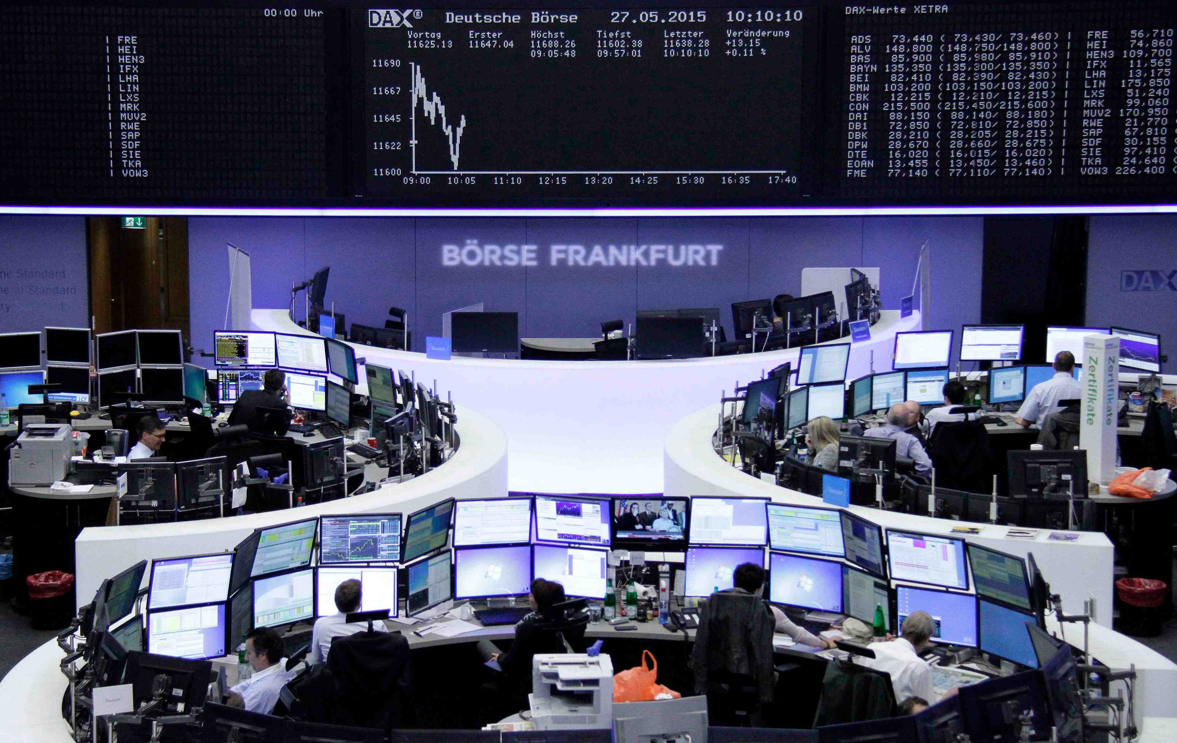 Les bourses europeennes bien orientees a la mi-seance, sauf francfort
