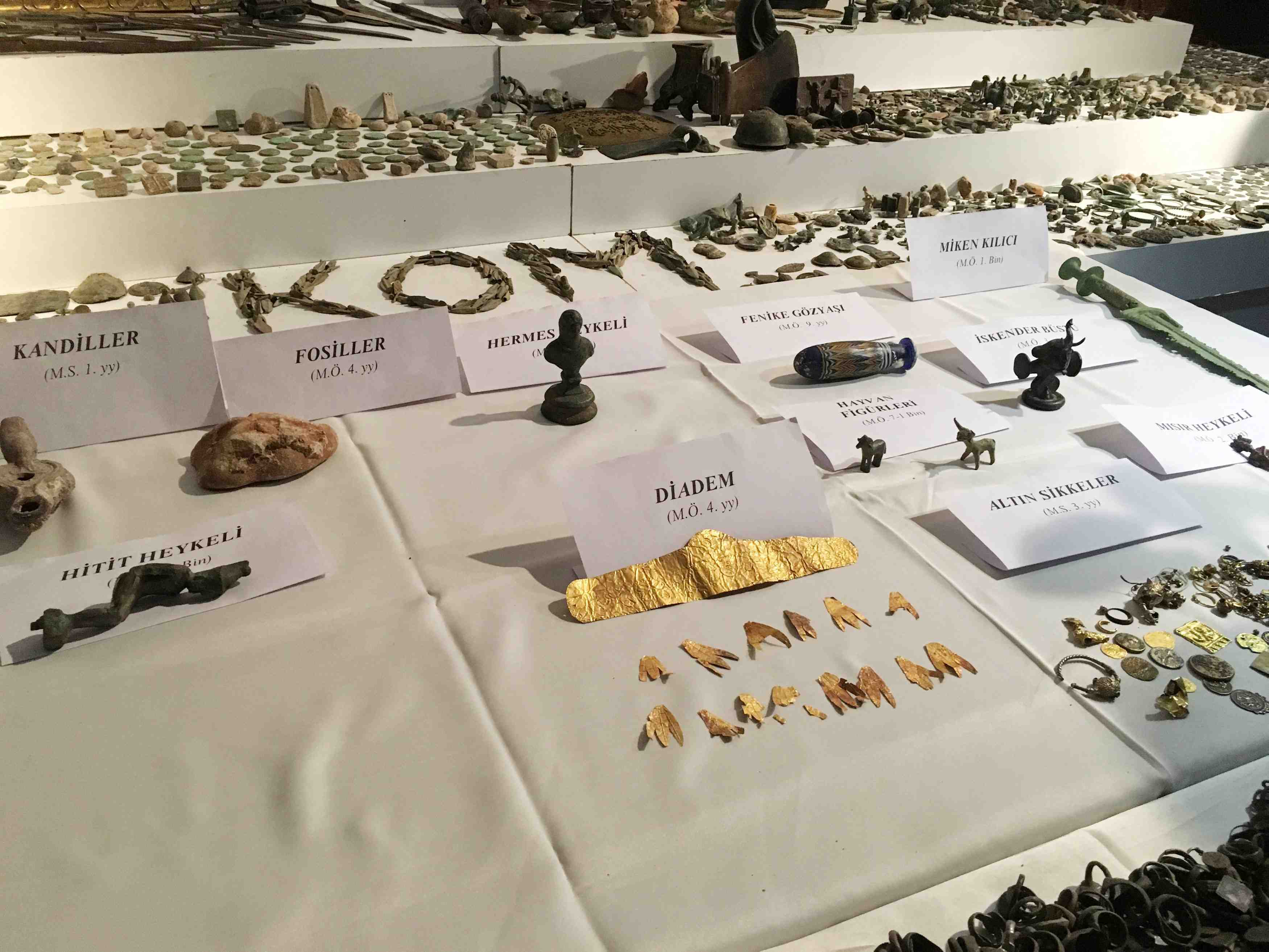 Un trafic d'objets antiques demantele en turquie