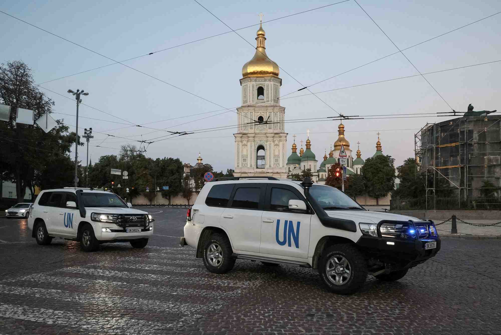La delegation de l'aiea en route pour la centrale de zaporijjia, bombardements dans la zone