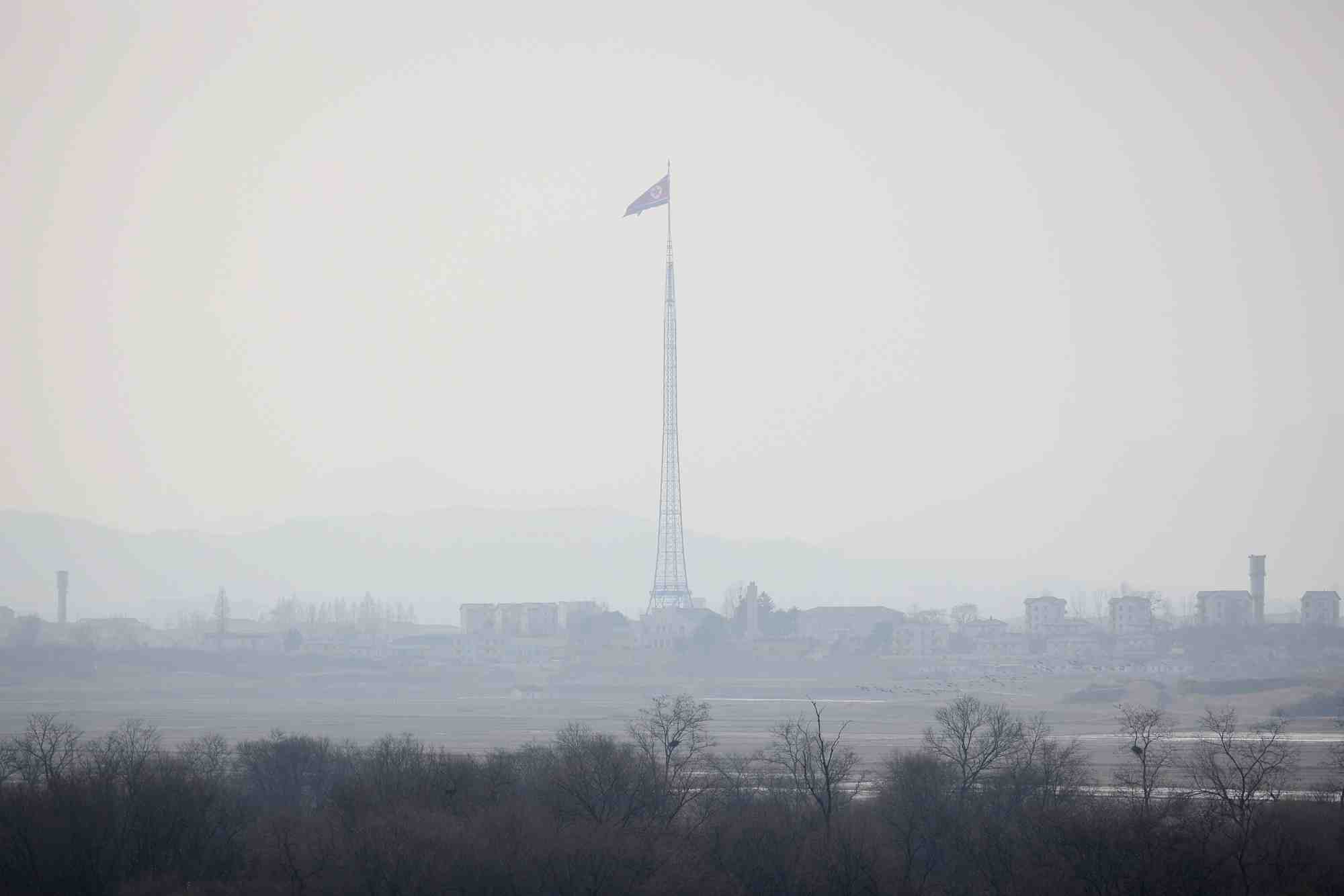 Vue de la frontiere intercoreenne