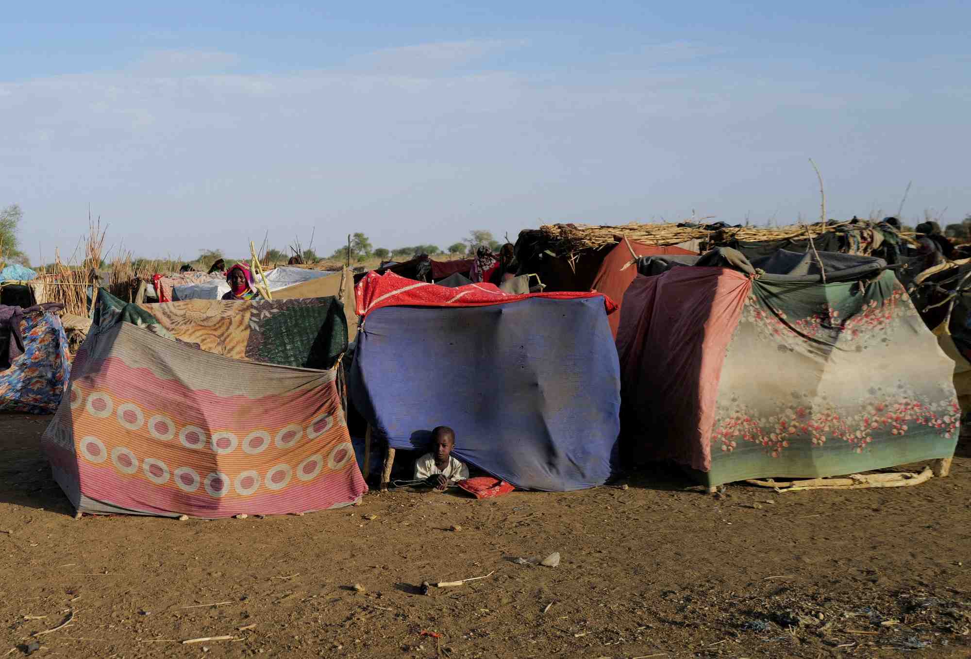 Photo d'archives d'un garcon refugie au tchad
