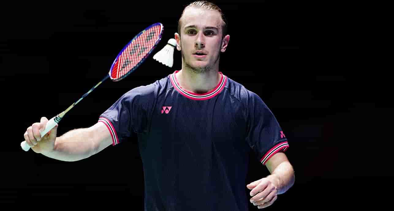 Alex Lanier, jeune prodige du badminton français.
