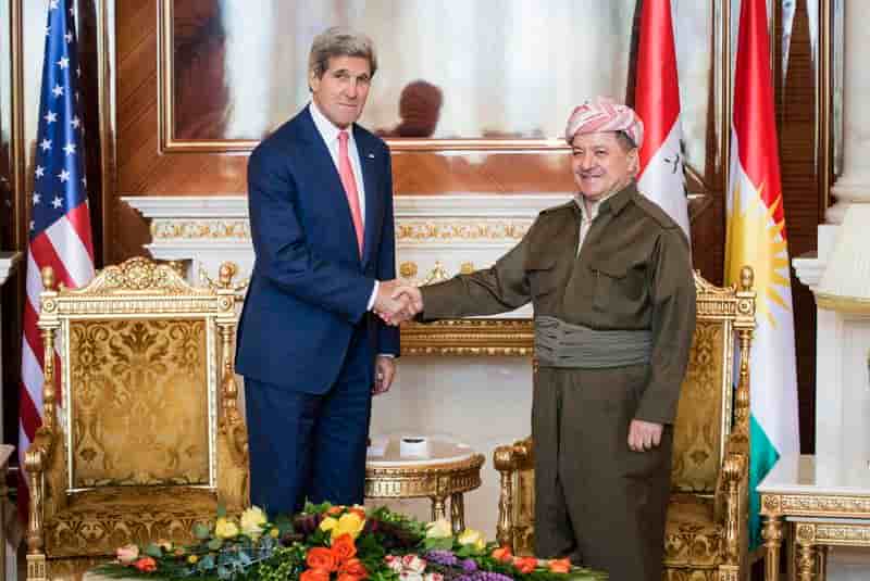 John Kerry au Kurdistan irakien prône l'union avec Bagdad