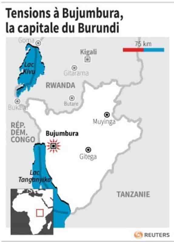 Tensions a bujumbura, la capitale du burundi