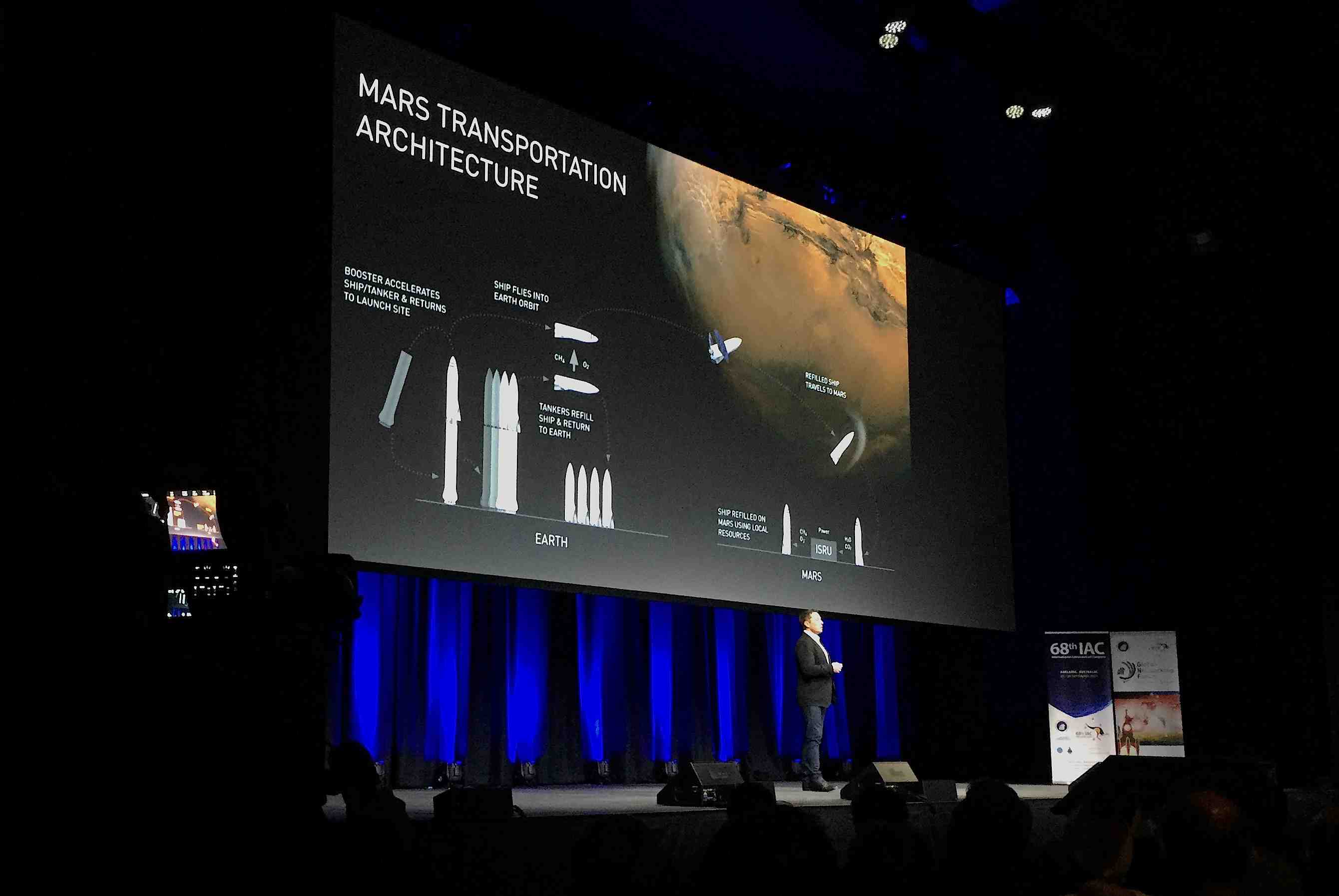 Spacex lancera en 2018 la construction de sa fusee pour mars