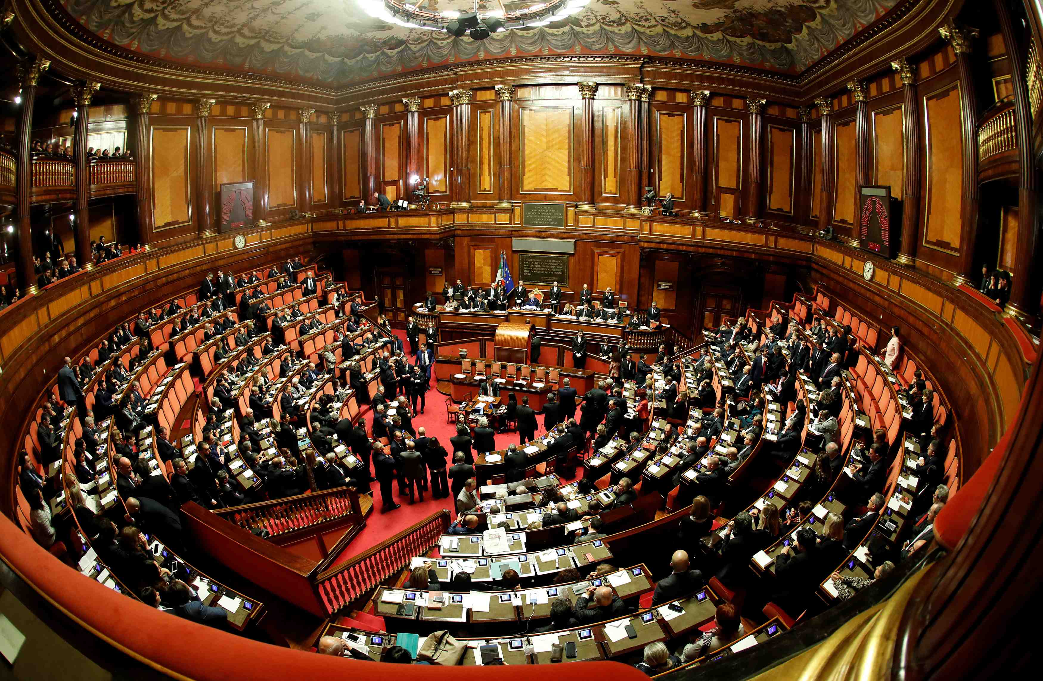 Le nouveau parlement italien se reunit