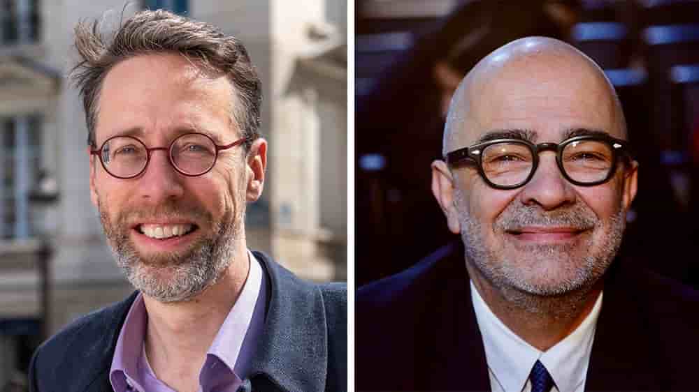 Stein Van Oosteren (à gauche) et Serge Orru (à droite) proposent aux constructeurs automobiles un « Ding ding » en complément du klaxon traditionnel.