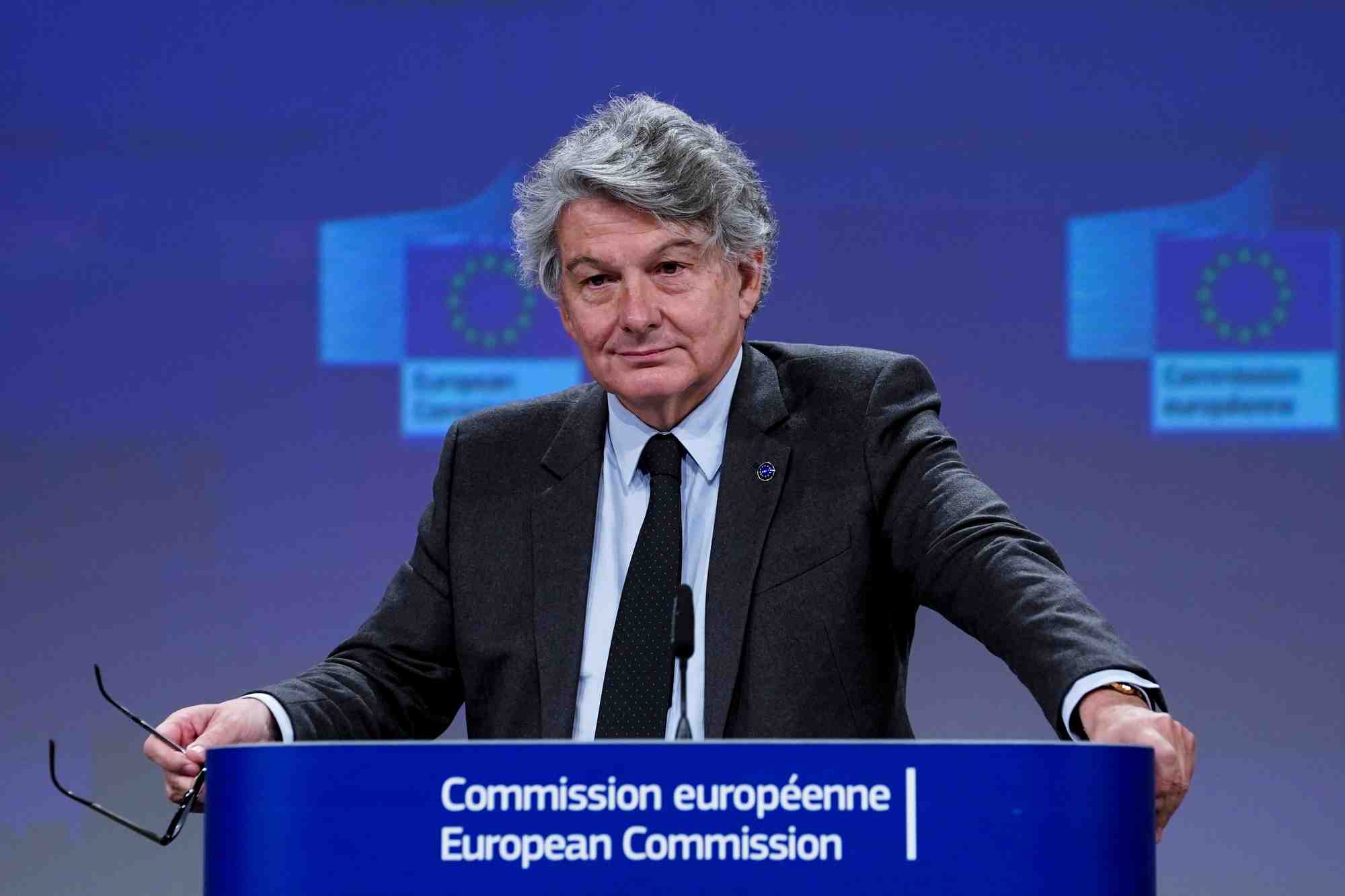 Thierry breton veut faire accelerer l'europe spatiale