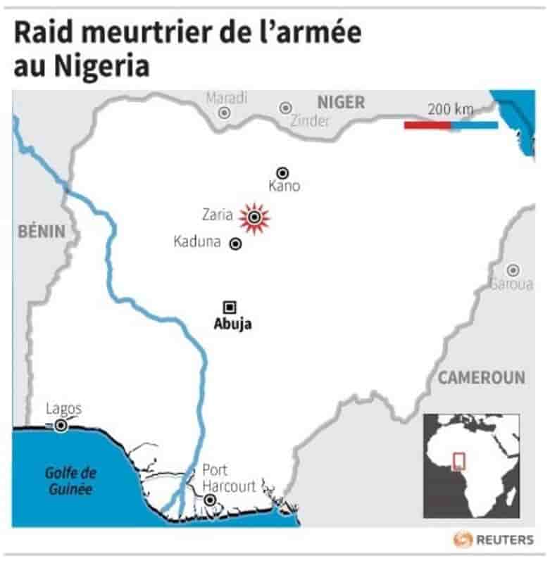 Raid de l'armee au nigeria contre une secte chiite