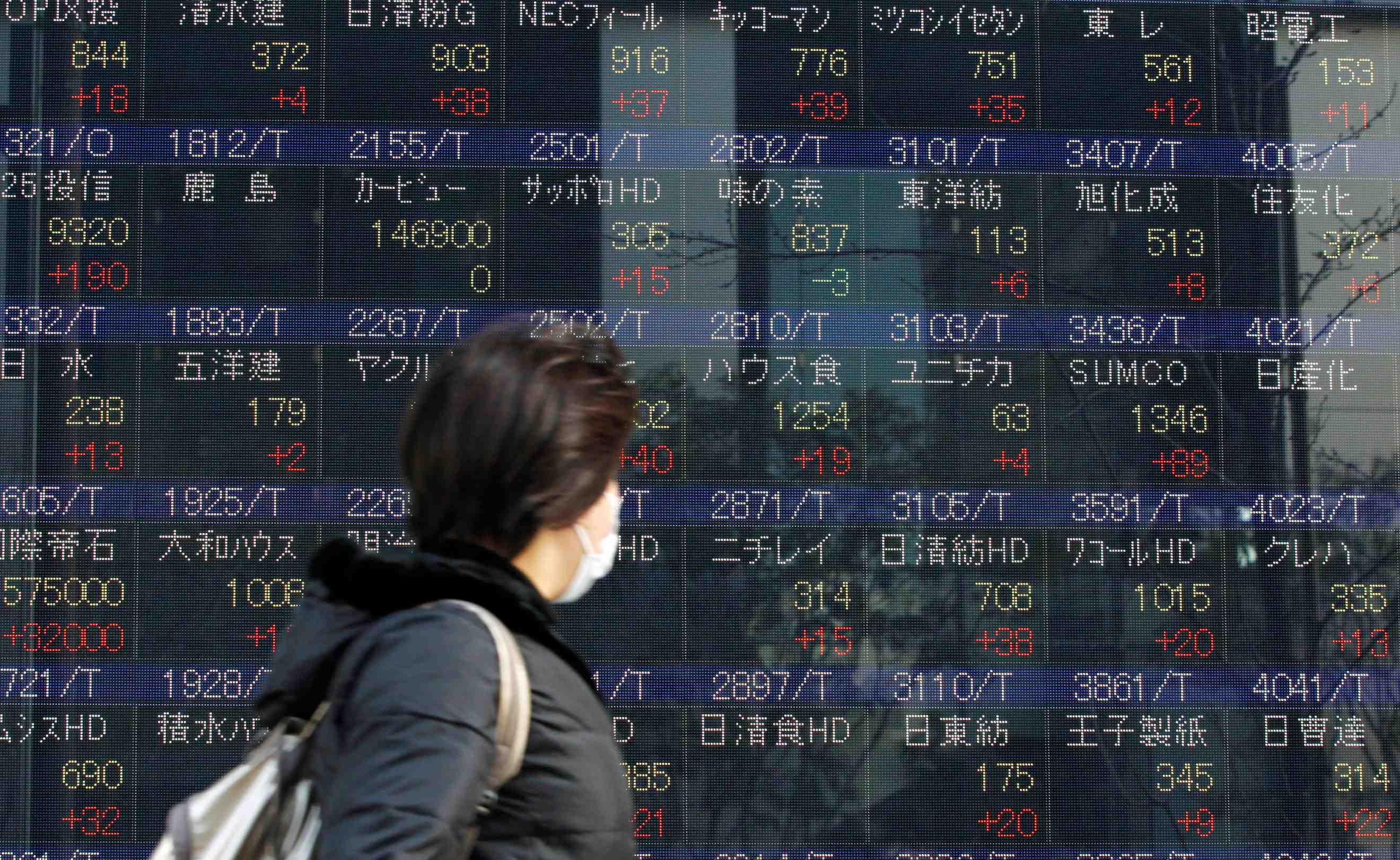 La bourse de tokyo finit en baisse